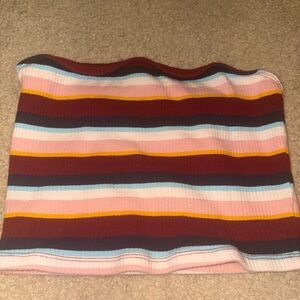 Hollister Tube Striped Sleeveless Y2K Casual Summer Top Casual Medium